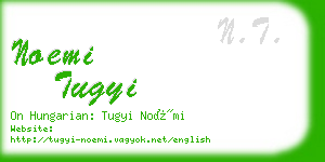 noemi tugyi business card